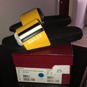 Bally Saxor Slides. Size US10. Brand New